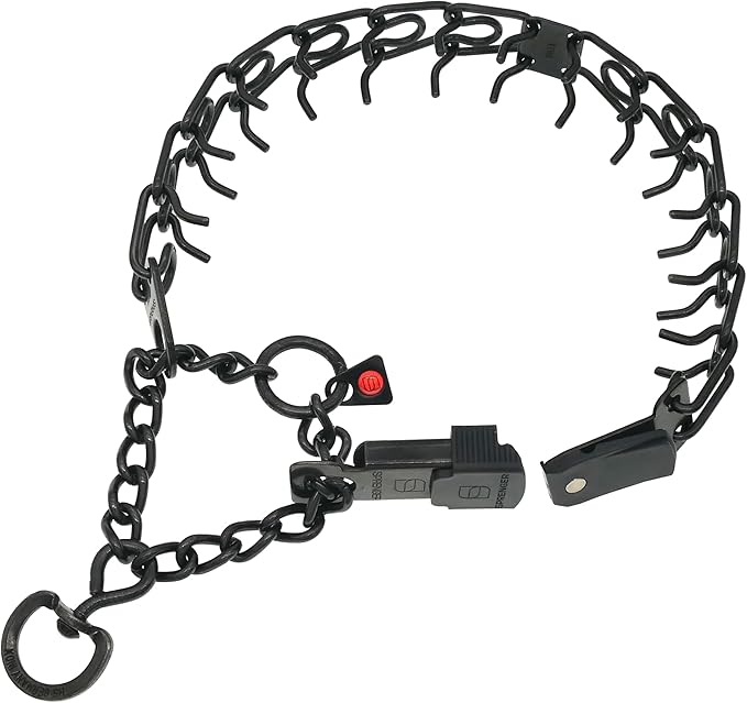 Herm Sprenger Black Stainless Steel Dog Collar - Image 3