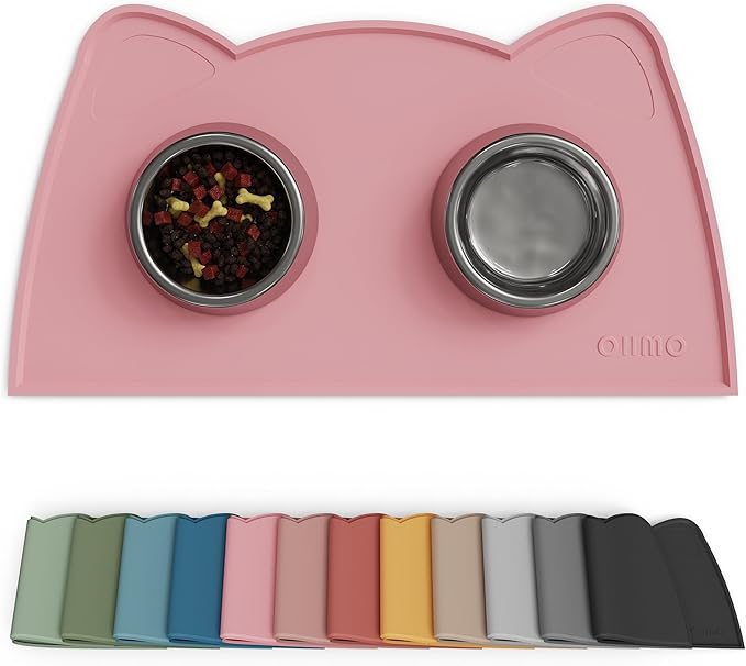 OHMO - Cat Food Mat, Silicone Pet Feeding Mat by OHMO