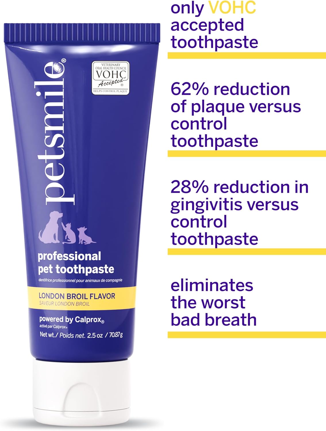 Petsmile Pet Teeth Brushing Kit, Toothpaste + Brush, London Broil 2.5 Oz