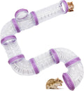 8 PCS Hamster Tubes and Tunnels Toys DIY Pipe Maze for Dwarf Hamster Gerbil