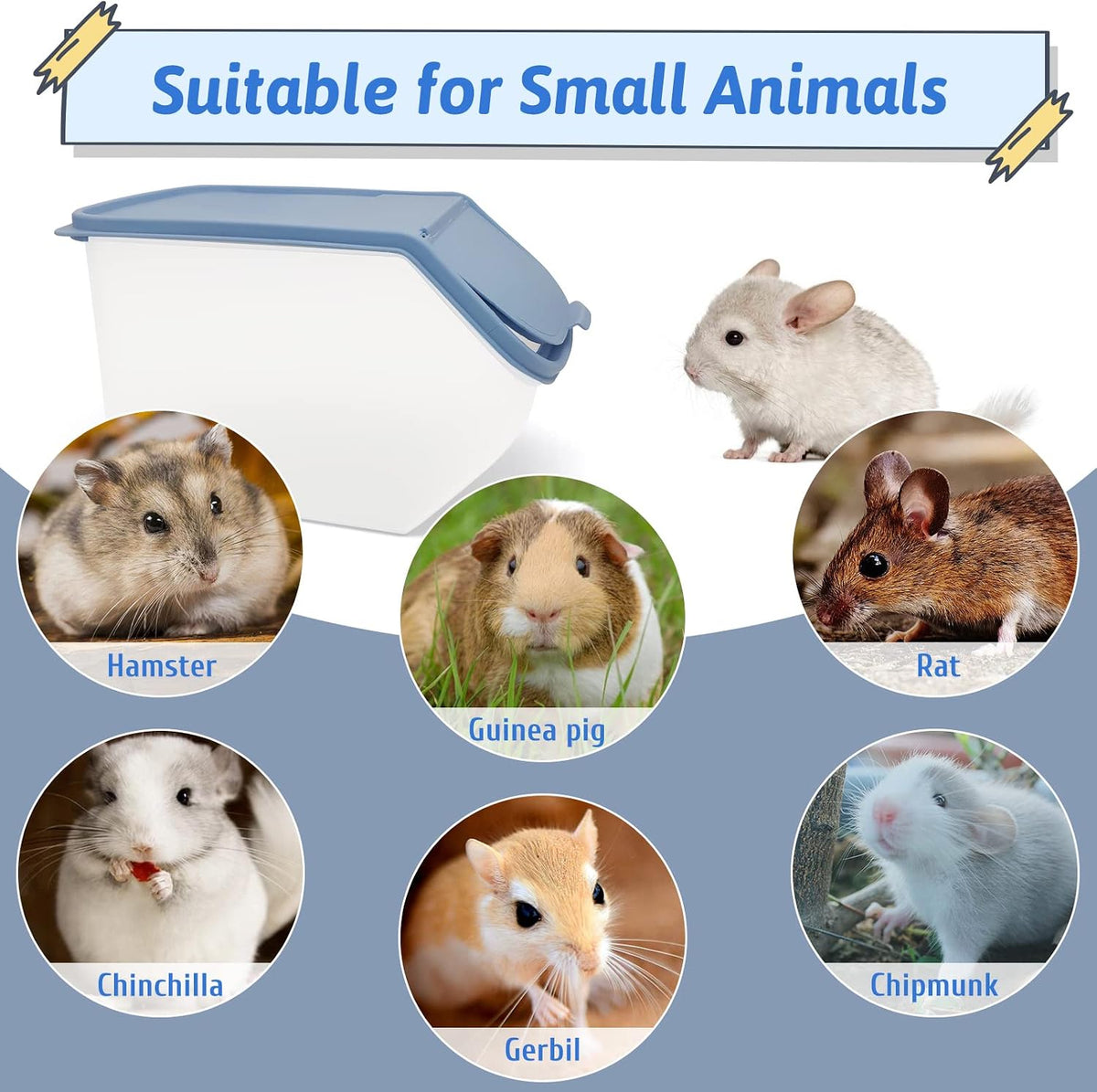 BNOSDM Chinchilla Sand Bath Container Hamster Dust Tub House