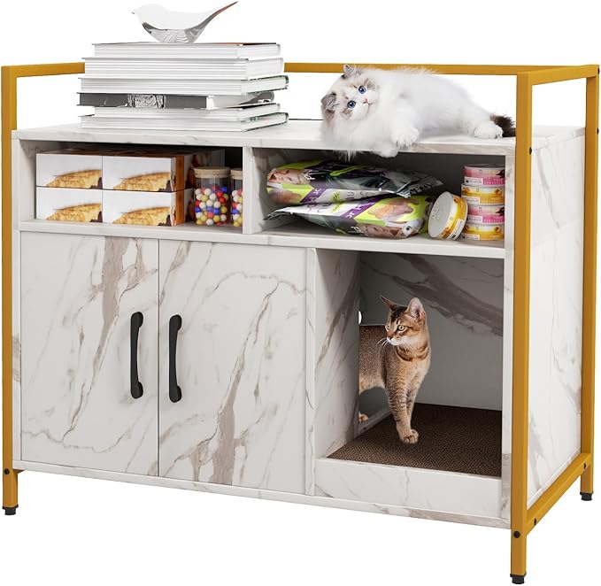 Giantex Cat Litter Box Enclosure by Giantex