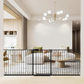 WAOWAO Baby Gate 85.83-95.24" Extra Wide Pressure Mounted Walk Through Swing by WAOWAOBABYSAFETYPRODUCTS