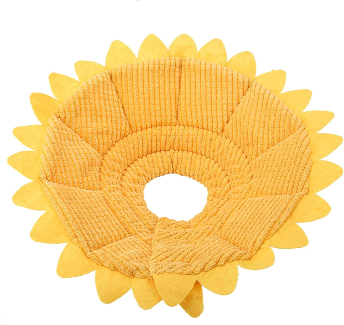 Cat Cone, Pet Recovery Collar Sunflower Shape Pet Elizabethan Collar Pet Recovery Cone Adjustable Pet Collar for Cat Dog (No. 3 Neck Circumference 23-26cm)