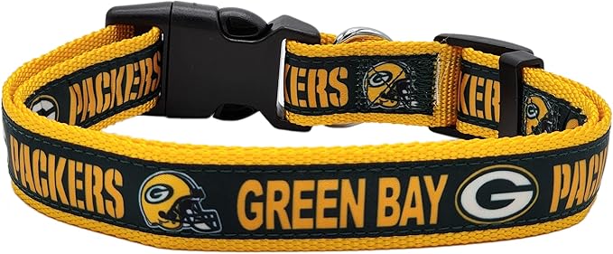 Green Bay Packers NFL Dog & Cat Collar - Image 2