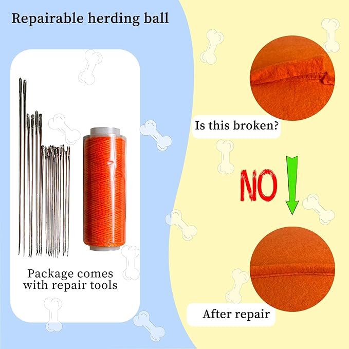 Herding Ball for Dogs, Dual Layered Herding Dog Ball Set for Australian Shepherd - Image 9