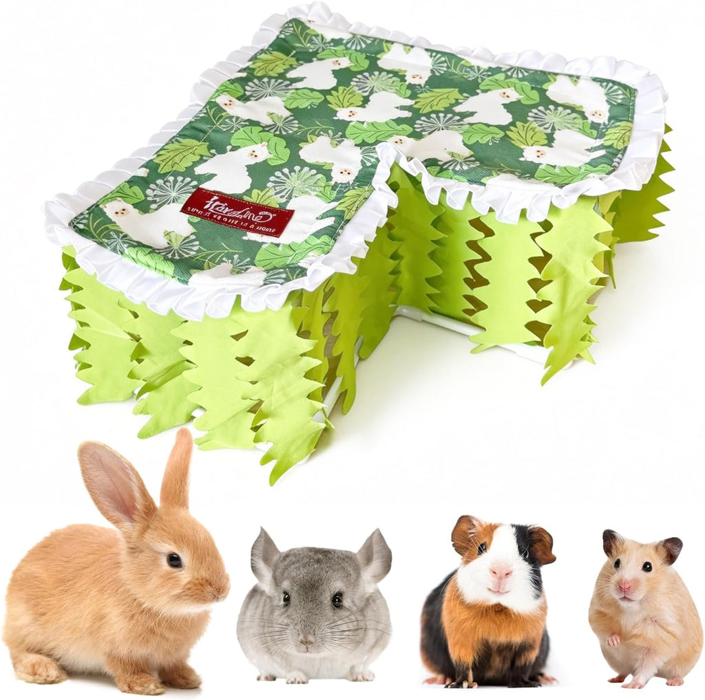 Guinea Pig Tunnel Hideout Washable Bottomless for Small Animal