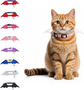 1 PC Bat Wing Cat Collar with Bell, Adjustable Kitten Collar with Safety by FURRYUMI