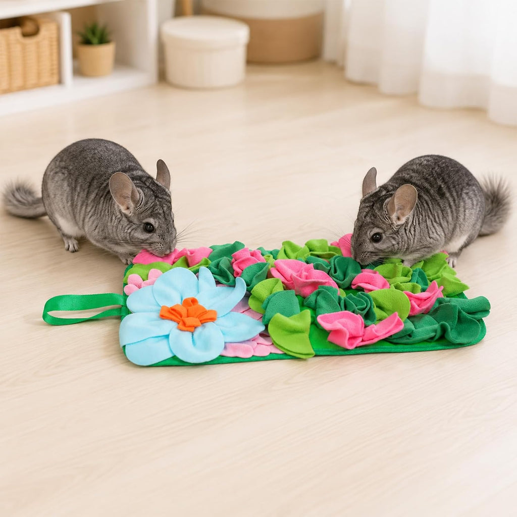 Rabbit Foraging Mat, Interactive Snuffle Mat for Rabbits