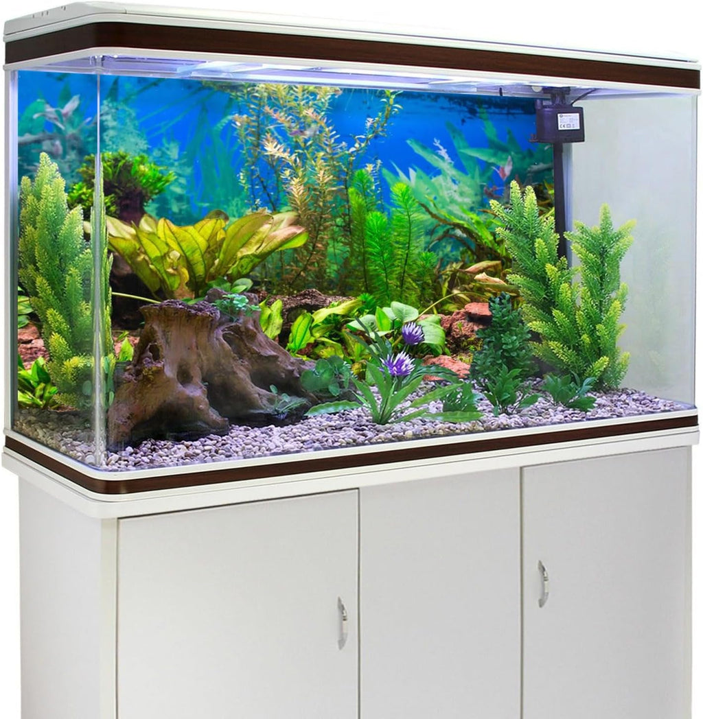 72x24 in Aquatic Plant Aquarium Backdrop Riverbed Fish Tank Background