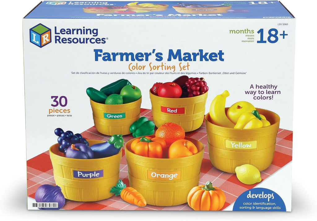 Learning Resources Original Farmer's Market Color Sorting Set