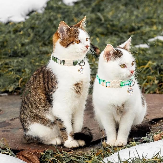 ARING PET 2 Pack Cat Collar-Cute Cotton Cat Collar - Image 4