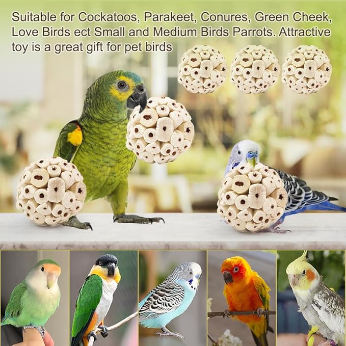 7Pcs Bird Toys for Parrots - Image 2