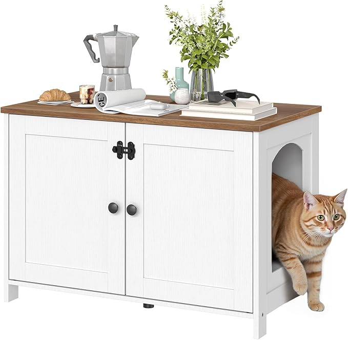 HOOBRO Litter Box Enclosure, Cat Litter Box Furniture - Image 9