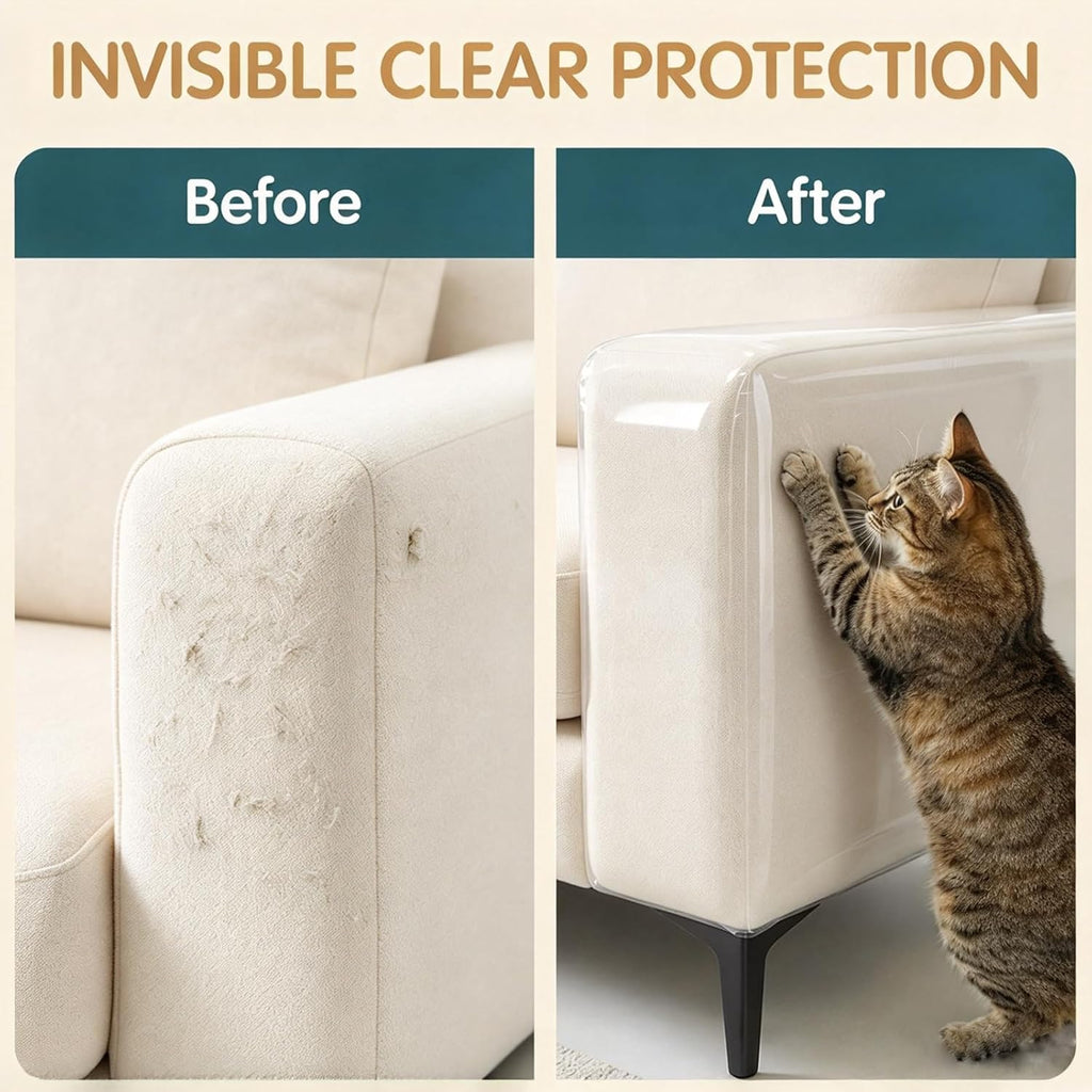 Thicken Cat Scratch Furniture Protector, 165"x17" Couch Protector