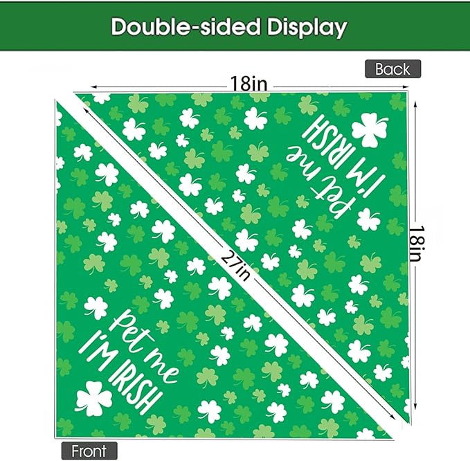 St Patrick's Day Dog Bandanas - Image 5