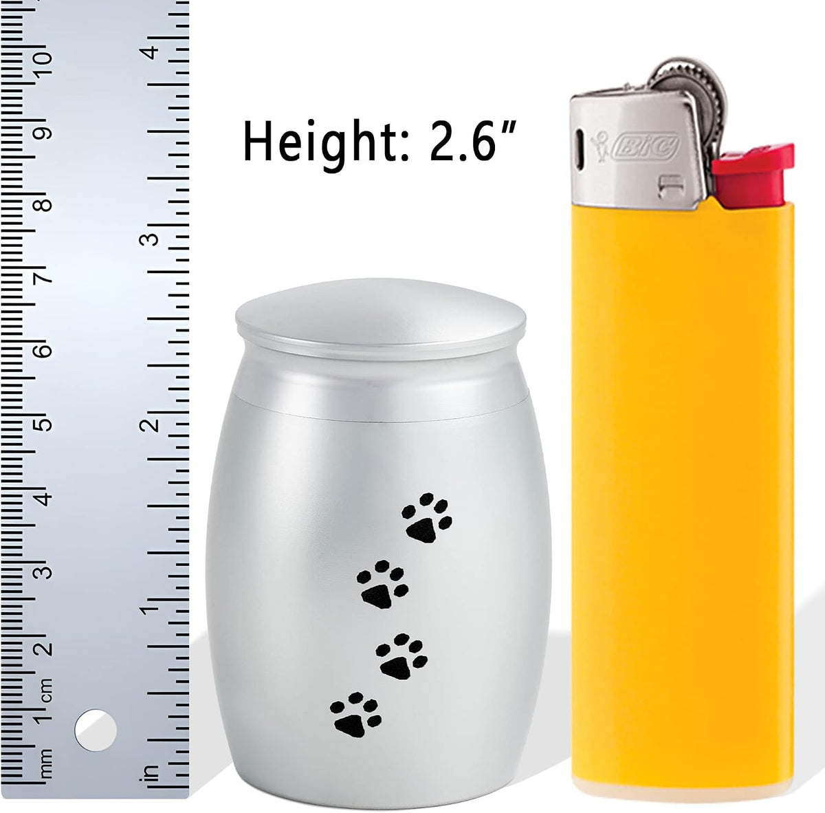 2.67 Inches Small Memorial Urns for Dog or Cat Ashes Set of 2