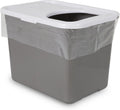 Petmate TOP ENTRY LITTER PAN LINERS Dark Grey 8 Count (Pack of 1)
