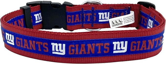 Pets First NFL New York Giants Licensed PET COLLAR, Extra Large - Image 2