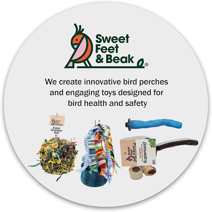 5” Super Shredder Ball Bird Toy - Image 7