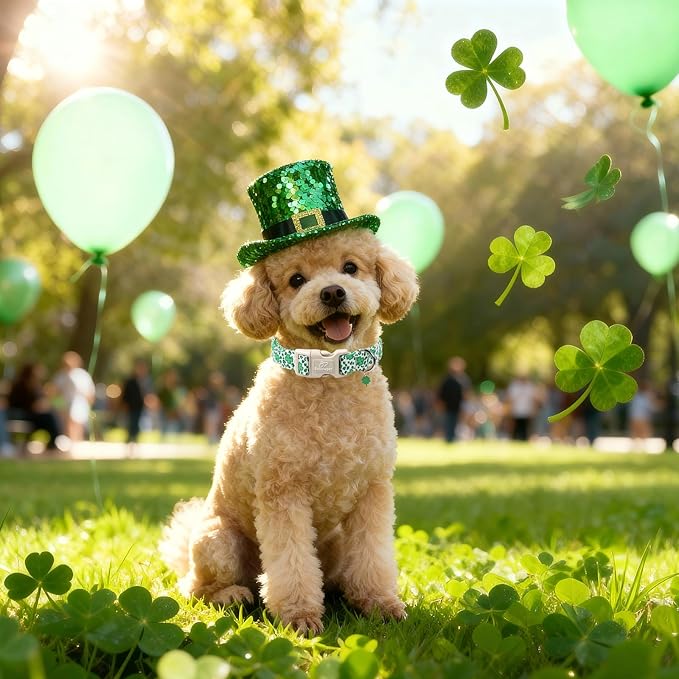 St Patricks Day Dog Collar for Giant Large Dogs - Image 3