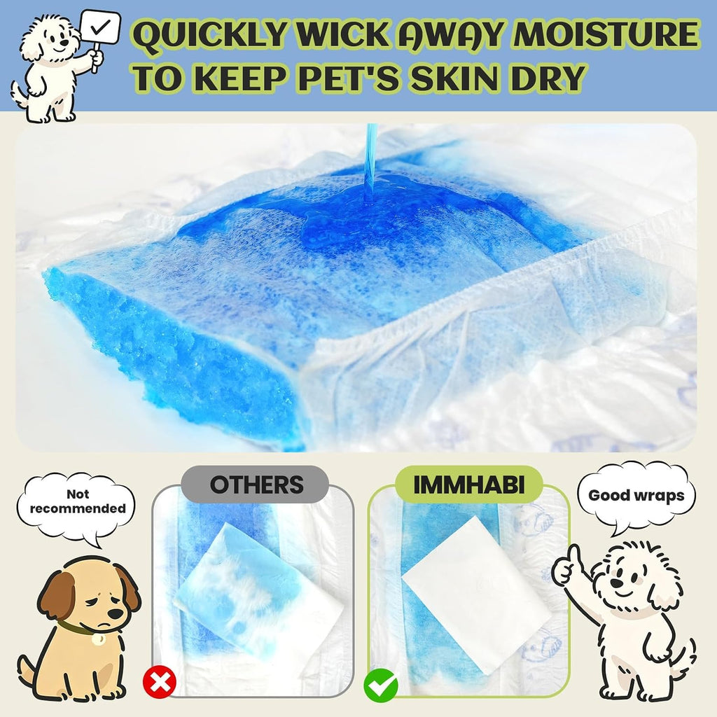 Male Dog Diapers Disposable, Xs, Male Dog Wraps with Wetness Indicator