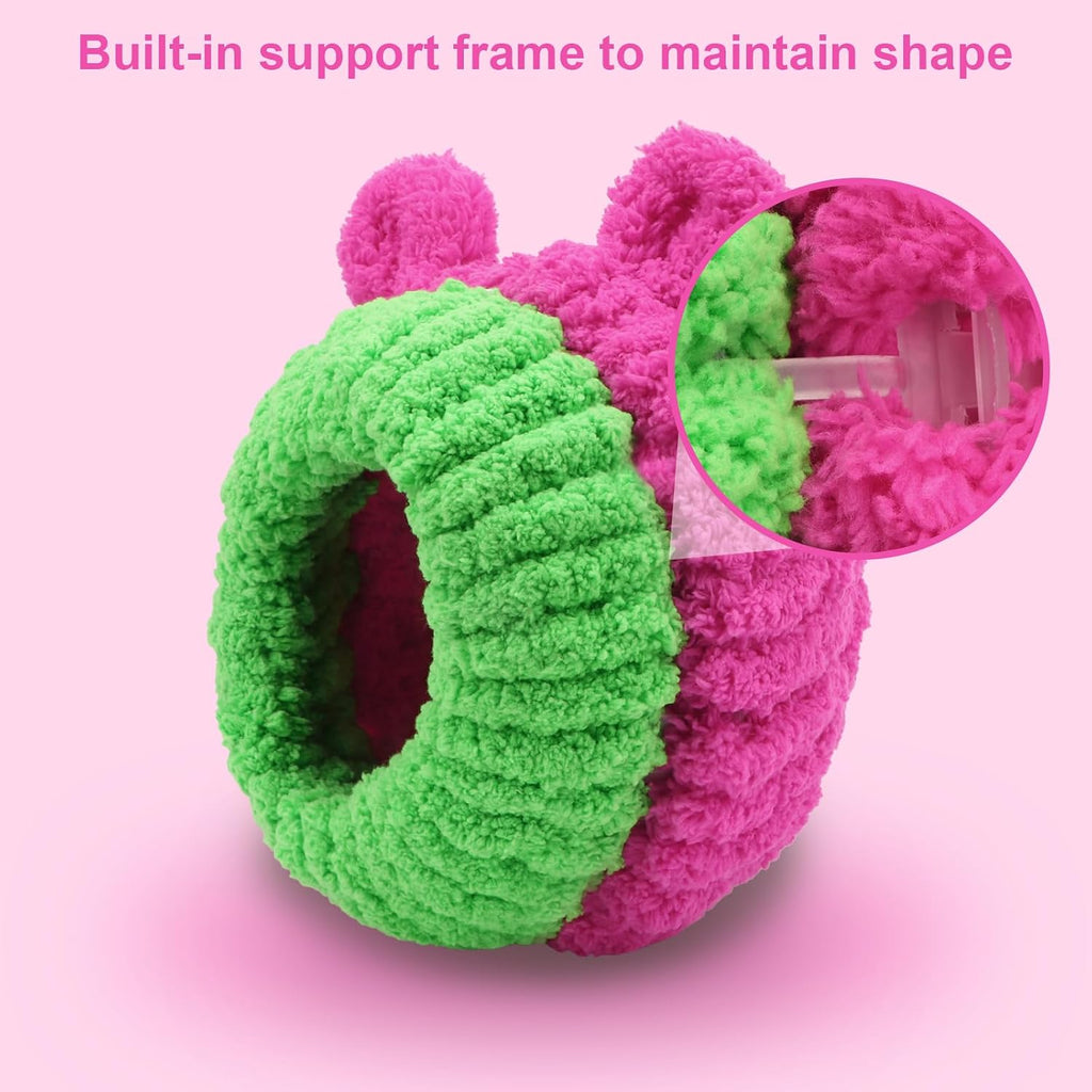 Wontee Bird Nest House with Support Frame for Small Birds, Rose