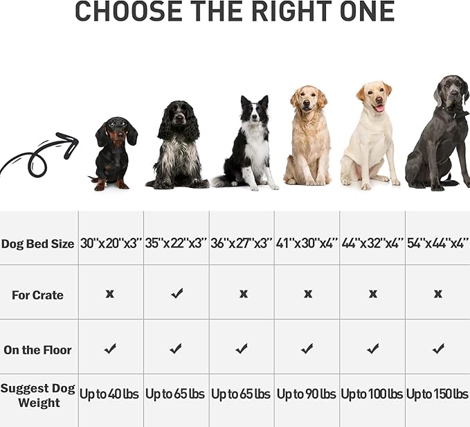MIHIKK Waterproof Dog Bed Large Size Dog Orthopedic Pet Beds - Image 5