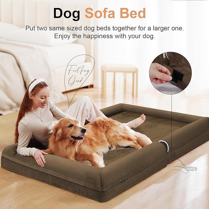 Large Dog Bed Orthopedic Washable: Extra Large Sized Beds - Image 3