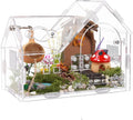 Acrylic Jumping Spider Enclosure House-Shaped Terrarium