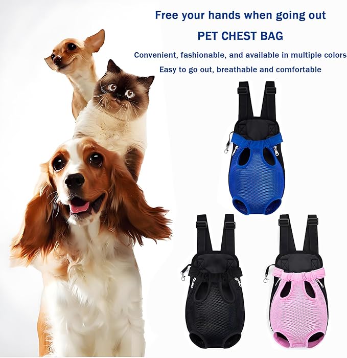 Pet Carrier Backpack, Adjustable Pet Front Carriers - Image 4