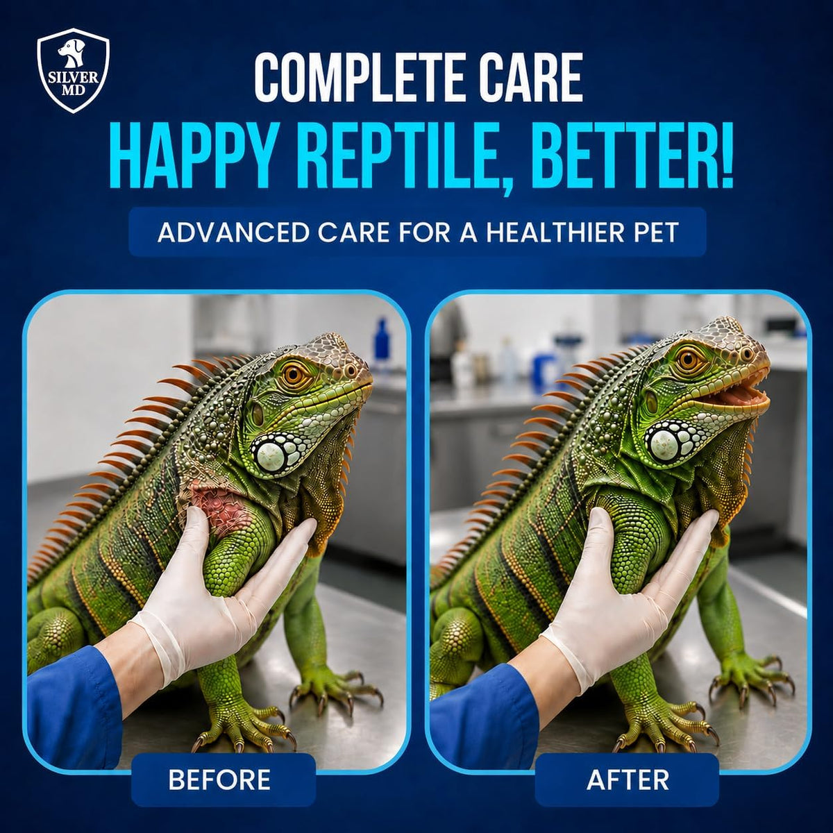 Pet Wound Spray for Reptiles - Alcohol Free, Pet Wound Care 250 ml
