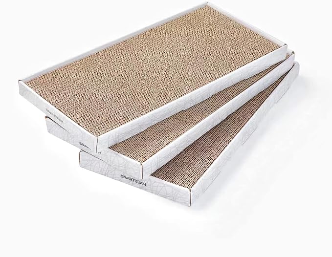 Cardboard Scratcher Pad Scratching Post:Smartbean 3PCS Cat Cardboard, Cat by SMARTBEAN