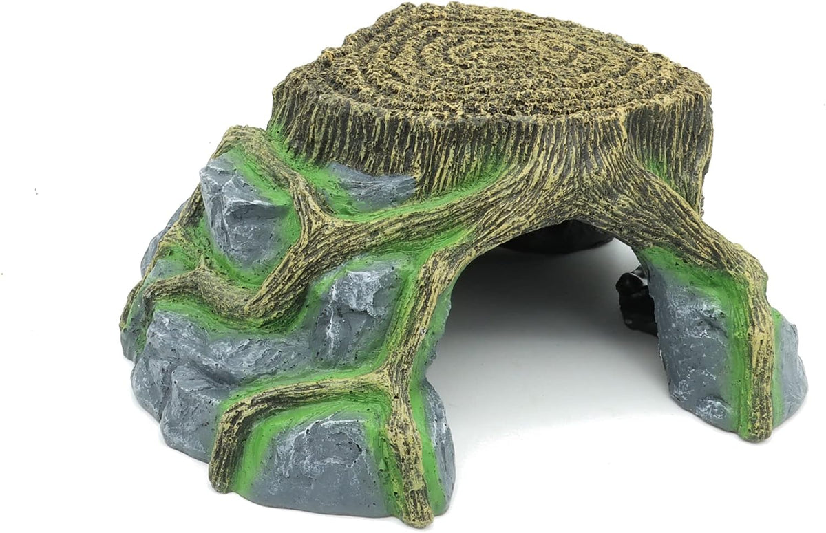 Resin Large Turtle Tank Accessories Reptile Hideouts Cave