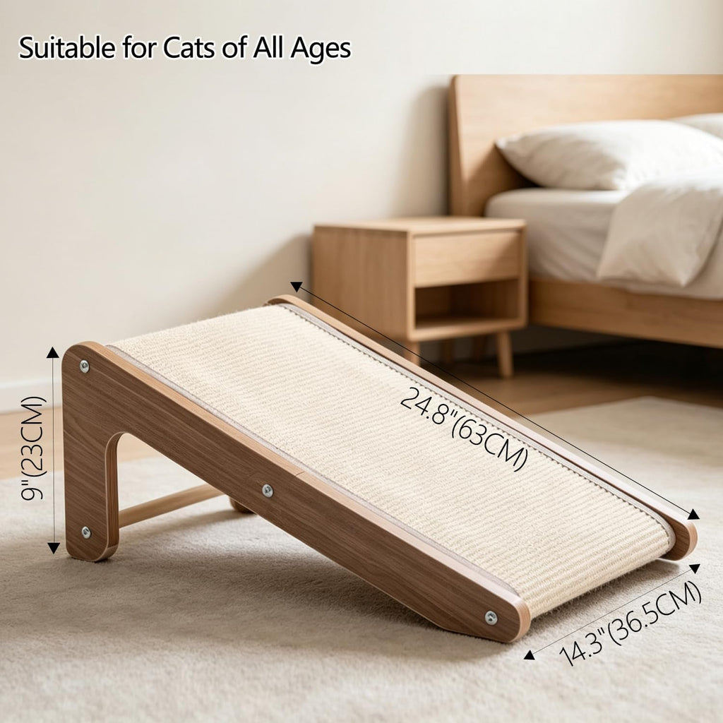 Sisal Cat Scratcher Ramp for Indoor Cats