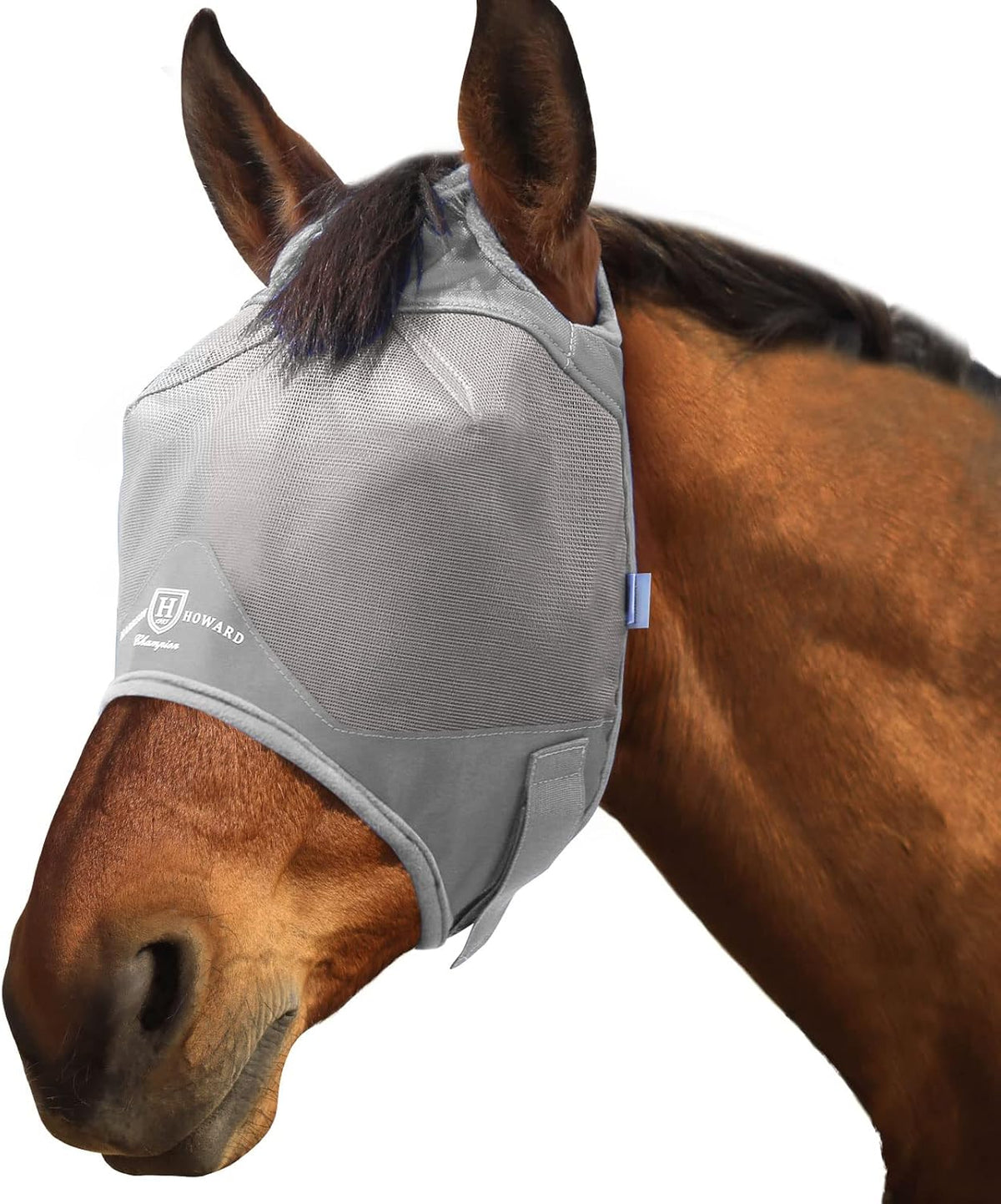 Harrison Howard Horse Fly Mask Standard Original Grey Horse Large