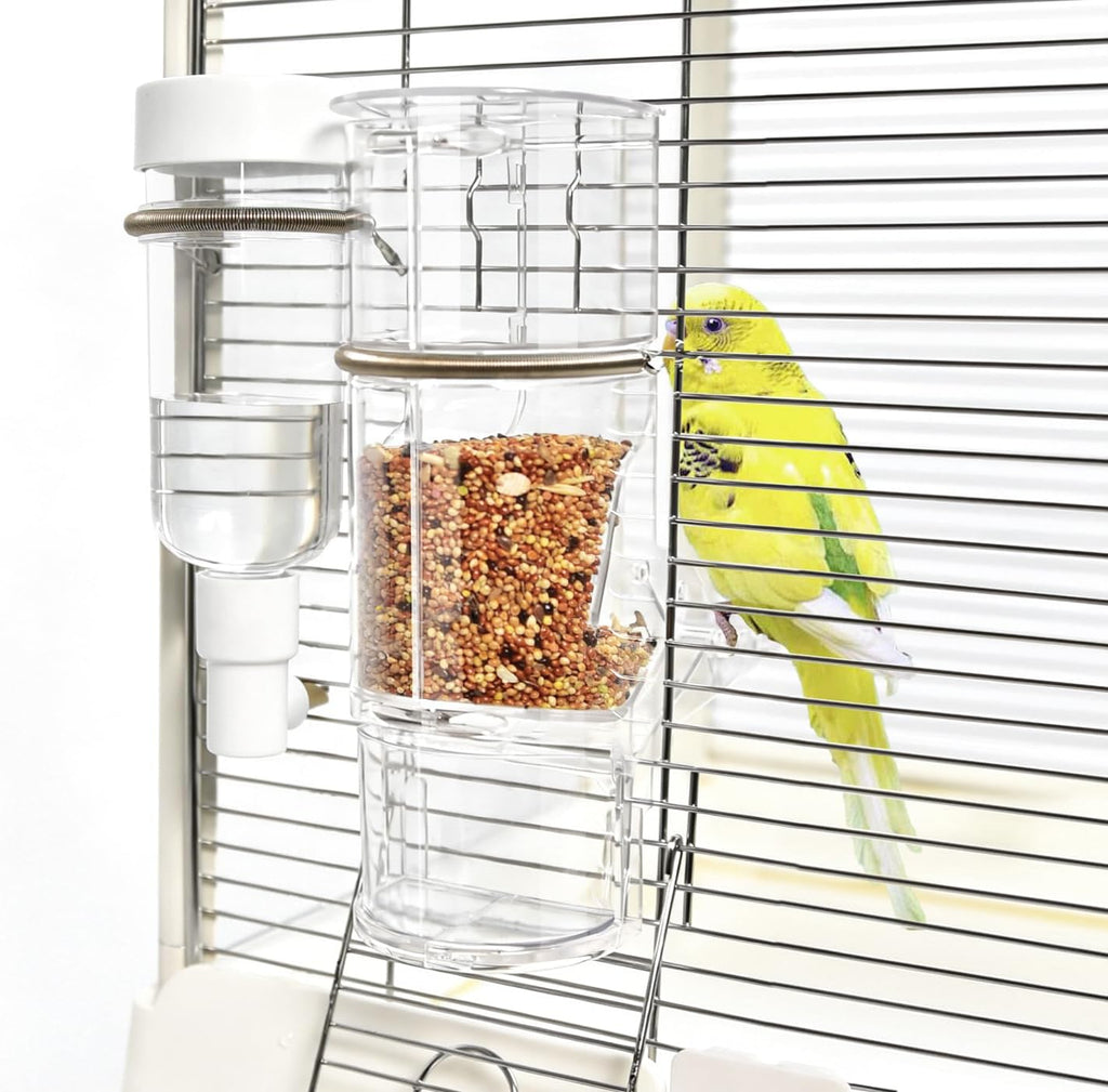 Automatic No-Mess Bird Feeder & Water Set