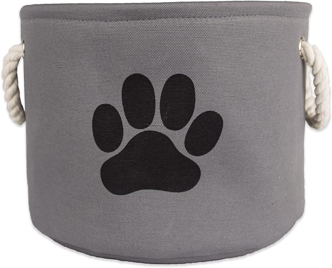 Bone Dry Pet Storage Collection Collapsible Bin, Small Round by BoneDry