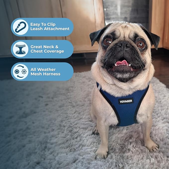 Best Pet Supplies Voyager Step-in Air All Weather Mesh Harness and Reflective - Image 6