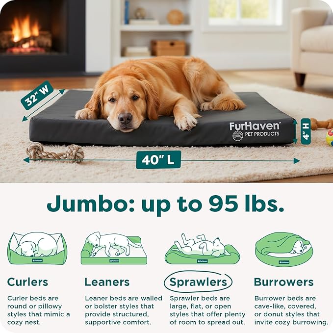 Furhaven Water-Resistant Orthopedic Dog Bed - Image 3