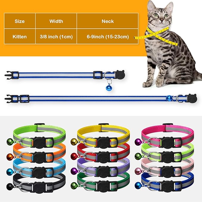 14 Pack Set Kitten Collars Breakaway - Image 9