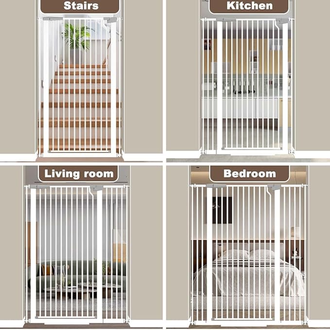 Fairy Baby 51.18" High Extra Tall Cat Gate, 29.5"-40.5" Wide Baby Gate - Image 8