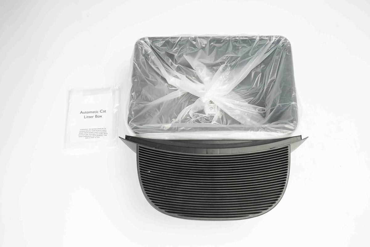 Generic 100 Count Cat Litter Box Robot Model 5/4/3 Waste Bags, Litter Box Robot 3 and 4, Waste Drawer liner, Designed for Automatic Cat Litter Box liners and Litter Bag Robot, self cleaning little box