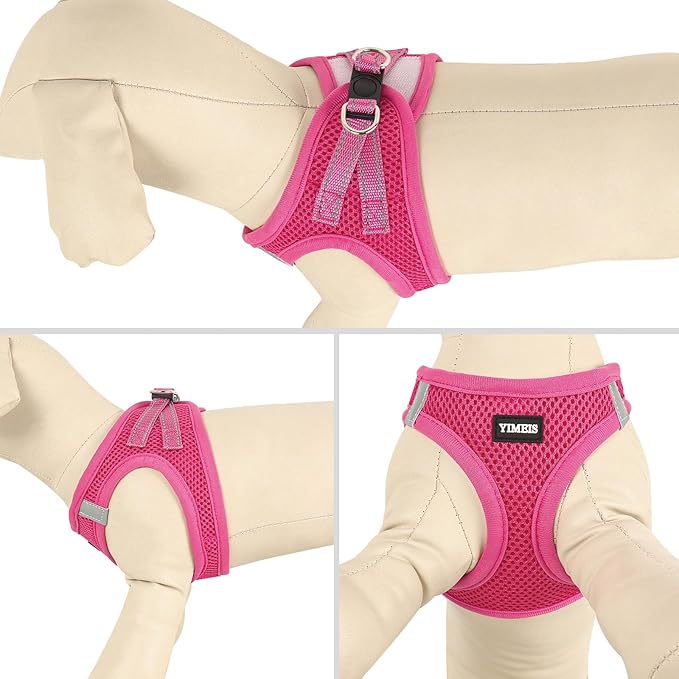 YIMEIS Dog Harness and Leash Set, No Pull Soft Mesh Pet Harness, Reflective - Image 3