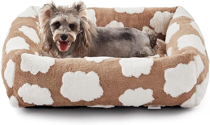 JOEJOY Small Dog Bed for Small Dogs, Rectangle Washable Orthopedic Dog Bed by JOEJOY