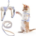 TIESOME Cat Harness and Leash Set, Adjustable Gradient Kitten Harness Escape by TIESOME