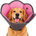 Soft Dog Cone Collar After Surgery, Foldable Adjustable E-Collar for Dogs