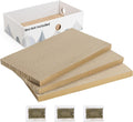 Conlun Cat Scratcher Heavy-Duty Double-Sided Cardboard Pad, 3-Pack