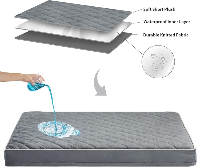 WNPETHOME Orthopedic XL Dog Beds Large Sized Dog, Waterproof Extra Large Dogs - Image 6