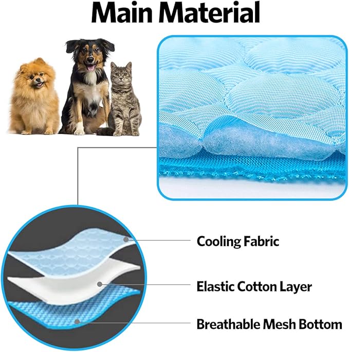 Dog Cooling Mat Pet Cooling Pads Dogs & Cats Pet Cooling Blanket - Image 6